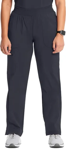 Cherokee Infinity - Pantalón quirúrgico para mujer de cintura media, pierna cónica, con tecnología de absorción de humedad y tela elástica 360 CK065A