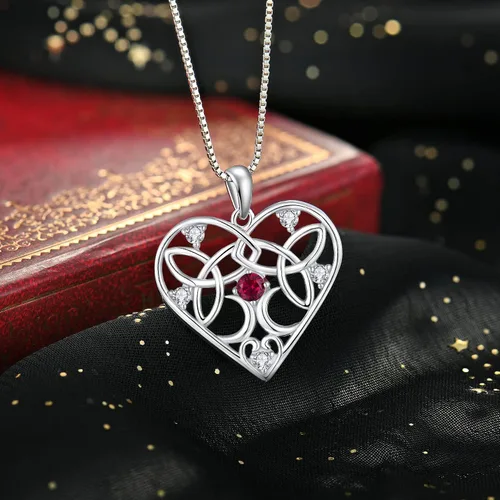 Miniatura 2 de FJ Women's Hecate Necklace S925 Silver Wiccan Pagan Goddess Necklace Literary Jewelry