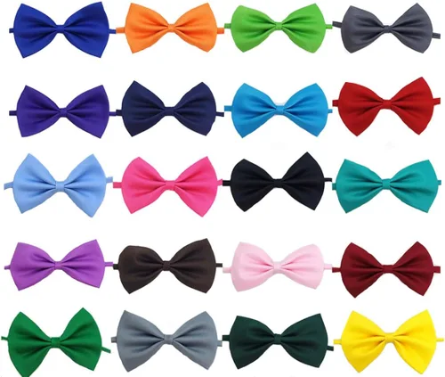 Glittermall - Colección de pajaritas ajustables para niños y niños, 20 colores mezclados, 20 unidades, mixto
