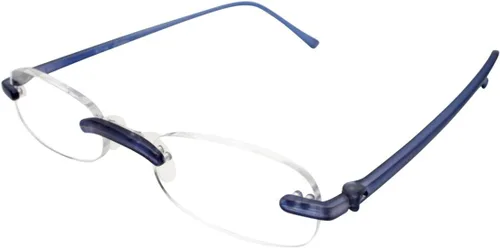 Miniatura 3 de Calabria 714 Anteojos de lectura sin montura con lentes transparentes, color carbón, lentes de lectura para hombres y mujeres, lectores