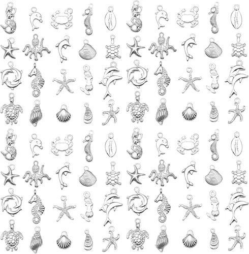 Miniatura 47 de WOCRAFT 60 piezas de dijes de pulsera de cruz dorada KC para juegos de fabricación de joyas, collares, pulseras, llaveros, kit de suministros de KC