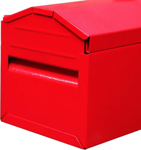 Miniatura 7 de BIG RED TB101 Torin Caja de herramientas portátil de acero estilo techo de cadera de 19 pulgadas con cierre de pestillo de metal y bandeja