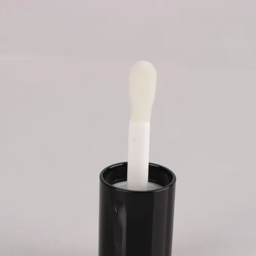 Miniatura 6 de COSIDEA 50pcs Vacío Negro 0.2 fl oz Big Doe Foot Wand Lip Gloss Tubes Round Chunky Lipgloss Tubes Contenedores al por mayor con cepillo grande grueso
