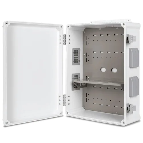 Miniatura 9 de Namunanee - Caja de conexiones eléctricas para exterior, recinto resistente al agua de ABS con panel de montaje interno y tapa con bisagras, 9.2" H