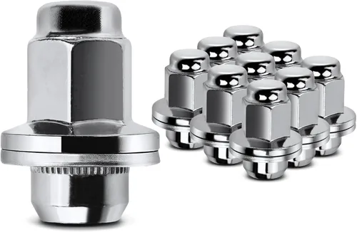 Miniatura 9 de A-Premium Juego de tuercas de rueda M14-1.50 compatibles con Toyota Tundra 2007-2021 Sequoia 2008-2021 Land Cruiser Lexus LX470 LX570 delantera