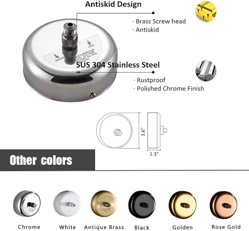Miniatura 2 de BESy Tendedero retráctil de acero inoxidable SUS304 para secar ropa con cuerda de acero inoxidable ajustable estilo hotel, resistente, 2,8 metros