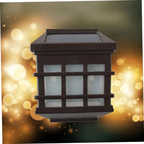 Miniatura 3 de Ipetboom Luces solares de pared estilo panel de ventana, sensor de luz de plástico ABS, iluminación de seguridad al aire libre para patio, camino