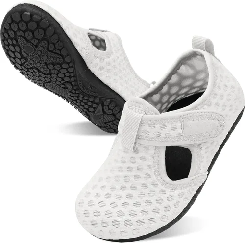 Miniatura 7 de LeIsfIt Zapatos de agua para niños y niñas, zapatos de playa, calcetines acuáticos descalzos, calcetines antideslizantes para el agua