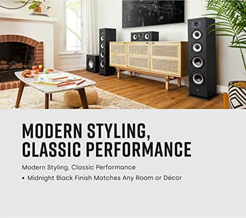Miniatura 4 de Polk Monitor XT70 - Altavoz de torre grande, altavoces estéreo para el hogar, audio de alta resolución, compatible con Dolby Atmos y DTS:X, tweeter