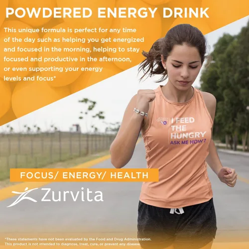 Miniatura 5 de Zurvita Zeal for Life Mezcla para Bebida de Bienestar - Sabor Mango - Sin Gluten, Vegana, con Biotina, Vitaminas B12, C, D, E, Hierro, Magnesio - 30
