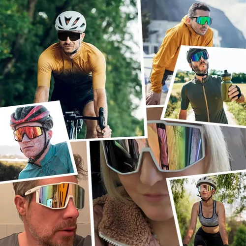 Miniatura 3 de FEISEDY Gafas de sol deportivas para jóvenes, adolescentes y adultos, gafas de sol para ciclismo, béisbol y tenis, gafas de sol para hombres y rojo