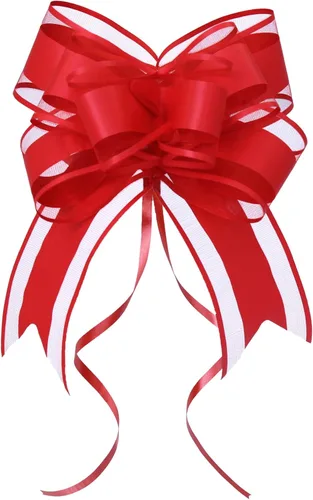 Miniatura 23 de Lazos para envolver regalos, 15 lazos de regalo grandes a granel para paquetes de regalos, cestas de regalo, Navidad, boda y decoración de fiestas