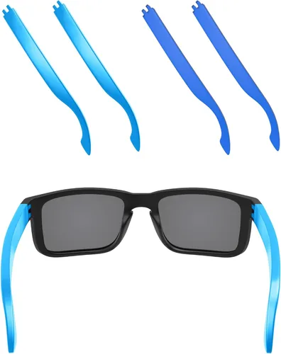 Miniatura 18 de EZReplace 1 par/2 pares de patillas de repuesto para gafas de sol Oakley Holbrook OO9102 OO9244/Holbrook XL OO9417 Negro