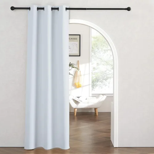 Miniatura 144 de RYB HOME - Cortinas extra largas con bloqueo de luz, persianas opacas insonorizadas para privacidad para cine en casa, oficina, fondo de patio, sala