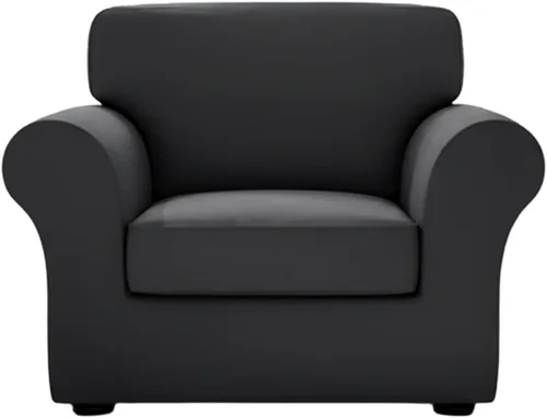 Miniatura 22 de Eco-Ancheng Fundas para silla, funda de sofá con funda de cojín de asiento separada con parte inferior elástica, 1 funda de asiento con brazos