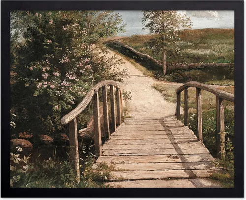 Miniatura 90 de Poster Master Póster vintage The Beginning Of Spring – Impresión retro de invierno – Arte de nieve – Arte de paisaje – Regalo para hombres y mujeres