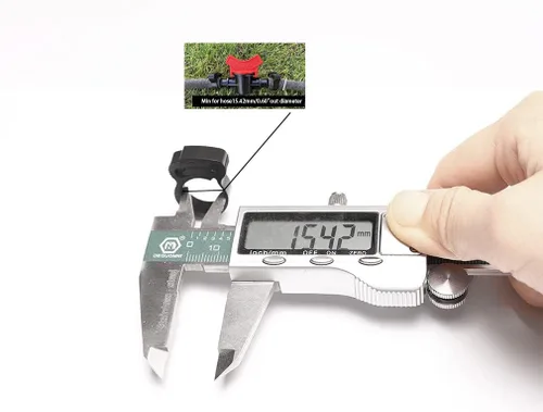 Miniatura 3 de Abrazadera de manguera de plástico de 50 piezas de 1/2 pulgada para tubería de riego por goteo