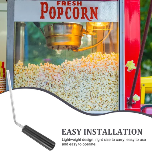 Miniatura 8 de PRETYZOOM Accesorios de mango de olla para máquinas comerciales de palomitas de maíz piezas de repuesto con mango de hervidor de agua, tapa superior