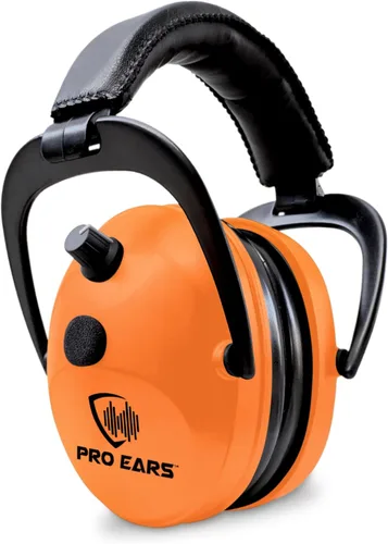 Miniatura 10 de Pro Ears Orejeras Gold II 26, NRR 26, protección auditiva de grado militar con compresión DLSC; sellos de gel y apagado automático Rosado