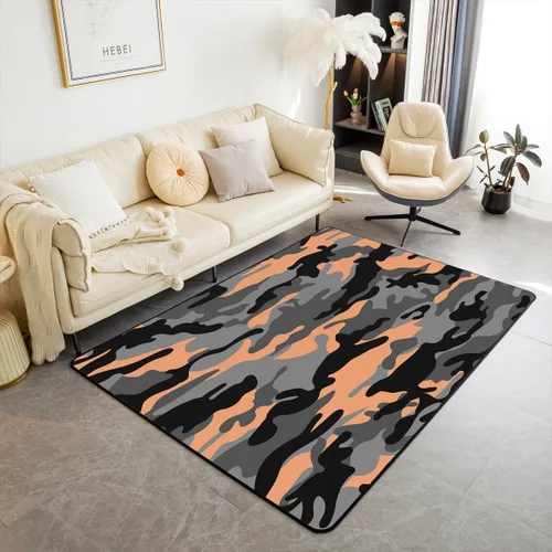 Miniatura 10 de jejeloiu Lindos tapetes de perezoso para sala de estar, 4 x 5 pies, diseño de animales kawaii, juego de alfombras decorativas para interiores