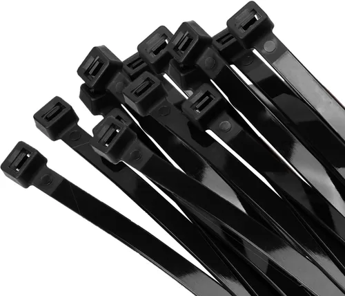 Miniatura 10 de Armpow Bridas negras de 12 pulgadas, resistentes, 80 unidades, 250 libras, ultra exclusivas, bridas de plástico fuertes, bridas grandes extra