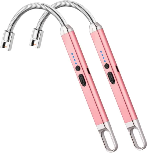 Miniatura 10 de MEIRUBY Encendedor eléctrico recargable USB, encendedor de arco, para velas, campamento, parrillada, deportes, herramienta para apasionados de lo