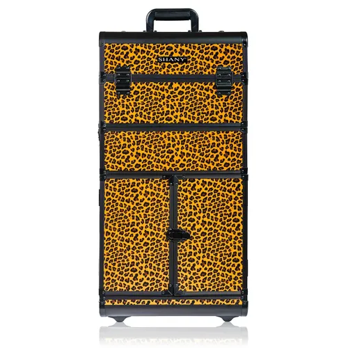Miniatura 12 de Shany Rebel Series Pro Artistas de maquillaje Rolling tren y Trolley Case