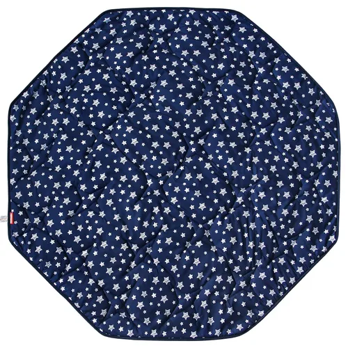 Tapete para Corralito de 8 Paneles Azul Marino Compatible con Regalo My Play Deluxe Extra Grande Patio de Juegos Portátil, Almohadilla