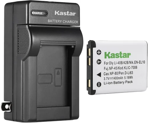 Miniatura 8 de Kastar Reemplazo del cargador de batería de pared de CA Li-42B para Olympus Tough 3000, Touch 770SW, TG-310 TG-320 VG-165 VG-180 VH-210 VR-310