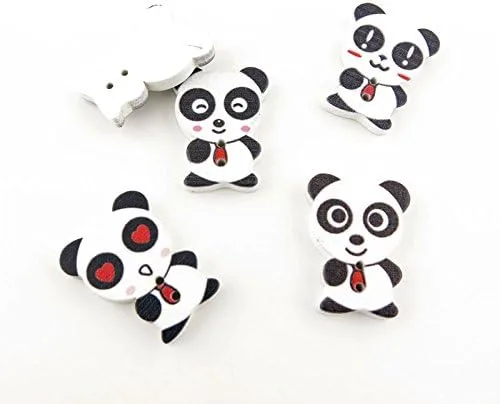 5x Arts Crafts Flatback Colorido Precioso Ropa Accesorio Decoración Hecho a Mano De Dibujos Animados Computadora Pintura Nociones Costura Madera