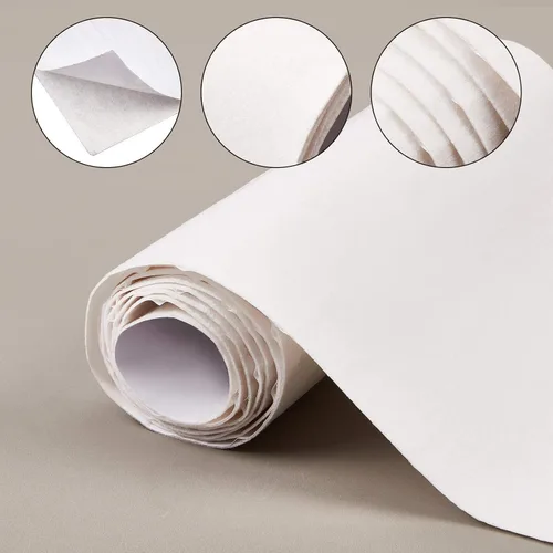 Miniatura 3 de BENECREAT Forro de estante de fieltro autoadhesivo de 15.7" x 78.7" para confección de disfraces DIY y joyero, tela despegar y pegar, 1mm de grosor