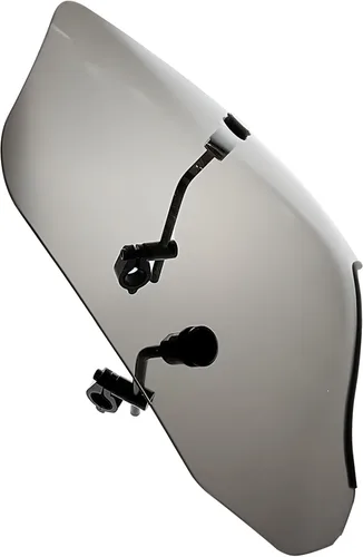 Miniatura 7 de FATECIM Parabrisas Pantalla de Motocicleta Ahumado de 15" Montaje en Manillar de 1 1/8" Deflector de Viento de Motocicleta Pantalla Universal
