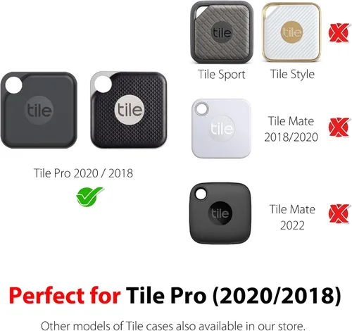 Miniatura 3 de Soporte de silicona para collar de perro para Tile Pro 2020 y 2018, paquete de 2 fundas protectoras para mascotas, perros y gatos (negro/verde menta)