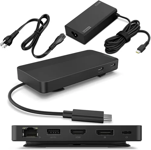 Miniatura 7 de Lenovo ThinkPad híbrido USB-C con base USB-A US (40AF0135US)