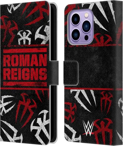 Miniatura 81 de Head Case Designs Officially Licensed WWE Distressed Logo Roman Reigns Leather Wallet Case Compatible with Apple iPhone 11