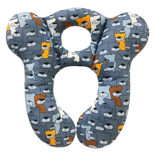 Almohada de viaje para bebé, almohada suave y amigable para la piel para niños para asiento de coche - almohada para recién nacido para cochecito,