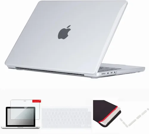 Miniatura 28 de Se7enline Funda rígida compatible con MacBook Pro 2021-2025 de 14 pulgadas para A3434 A2442 A2779 A2918 A2992 A3112 A3401 M5 M4 M3 M2 M1 y teclado