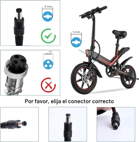 Miniatura 5 de EVAPLUS Certificado UL 54.6V 1.5A Cargador Rápido para Bicicleta Eléctrica de 48V - Reemplazo para Razor, Jetson, Voyage, Gotrax, Ninebot, Segway