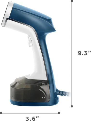 Miniatura 8 de Sunbeam 1200W Vaporizador de mano para ropa con explosión de vapor, configuración de vapor dual, calentamiento rápido de 30 segundos, accesorio