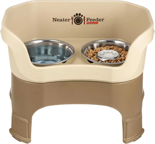 Miniatura 34 de Neater Feeder Deluxe - Tazones elevados para perros grandes a prueba de desorden – Fabricado en Estados Unidos – Soporte elevado para comida