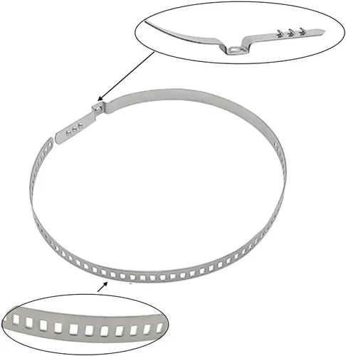 Miniatura 4 de Kit de abrazaderas de arranque CV – Abrazaderas de crimpado de junta de eje ajustable universal de acero inoxidable para arranque de eje