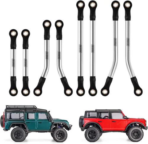 Miniatura 2 de INJORA Alta liquidación enlaces de acero inoxidable para TRX4M piezas de actualización 1/18 RC Crawler Car
