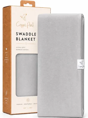 Miniatura 14 de Copper Pearl Swaddle Blankets for Newborns Soft Stretchy Receiving Blankets for Boys and Girls Large 46 x 46 Inch Baby Blankets Lightweight