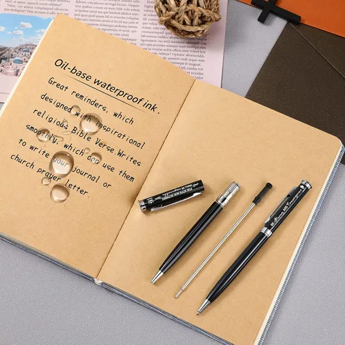 Miniatura 4 de Fumete 20 bolígrafos cristianos a granel para el Día del Padre Cristiano, regalos de la iglesia cristiana con versículos de la Biblia, suministros