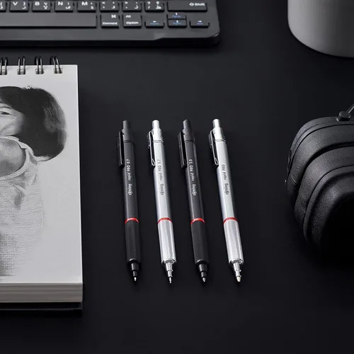 Miniatura 5 de rOtring Rapid Pro – Lápiz mecánico, 2.0 mm, color negro