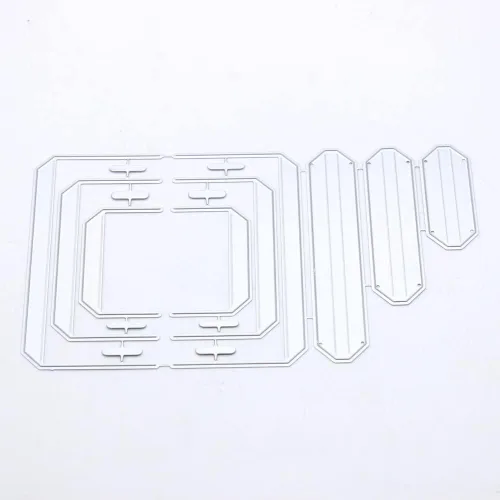 Miniatura 2 de KSCRAFT Plantillas de troqueles de corte de metal para manualidades, álbumes de recortes, decoración en relieve, tarjeta de papel DIY