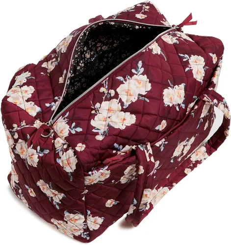 Miniatura 3 de Vera Bradley Bolsa de viaje grande de sarga de rendimiento para mujer, Floraciones y ramas