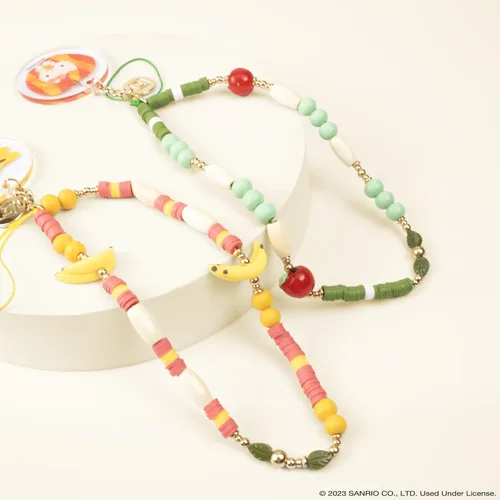 Miniatura 3 de iFace - Pulsera de cuentas de Hello Kitty y sus amigos - Correa universal para teléfono con dije, bonita cadena para muñeca, cordón estético m.