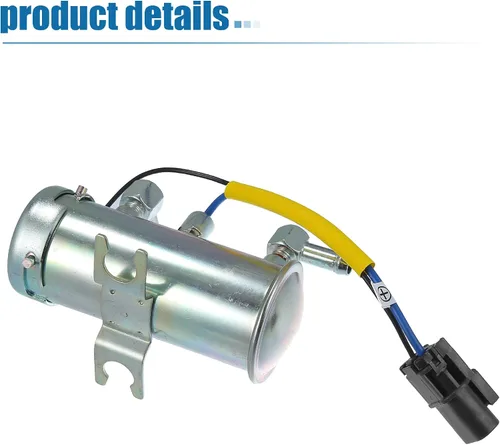 Miniatura 6 de X AUTOHAUX 1 Unidades 24V Universal Auto Bomba De Combustible Eléctrica Reemplazo Durable Tono Plata