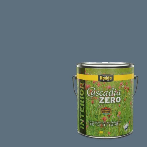 Miniatura 40 de Rodda Paint CASCADIA XL Pintura e imprimación satinada exterior en uno, cuarto de galón, Acapulco Dive
